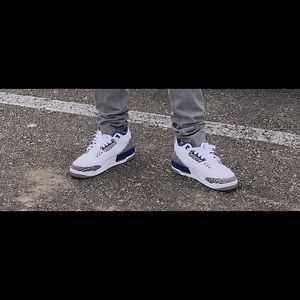 True blue retro 3s
